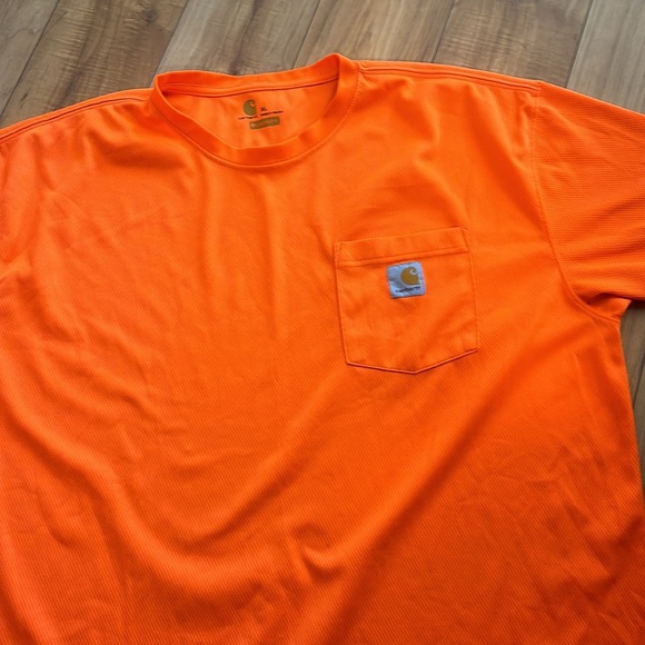 Carhartt Orange Work Shirt XL NWOT - Picture 4 of 4